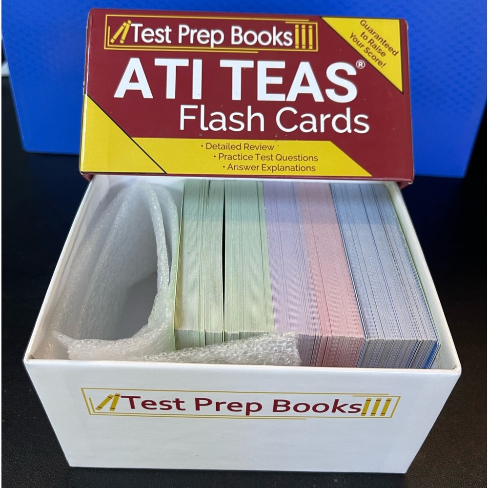 ATI TEAS Study flash cards for pre-nursing test